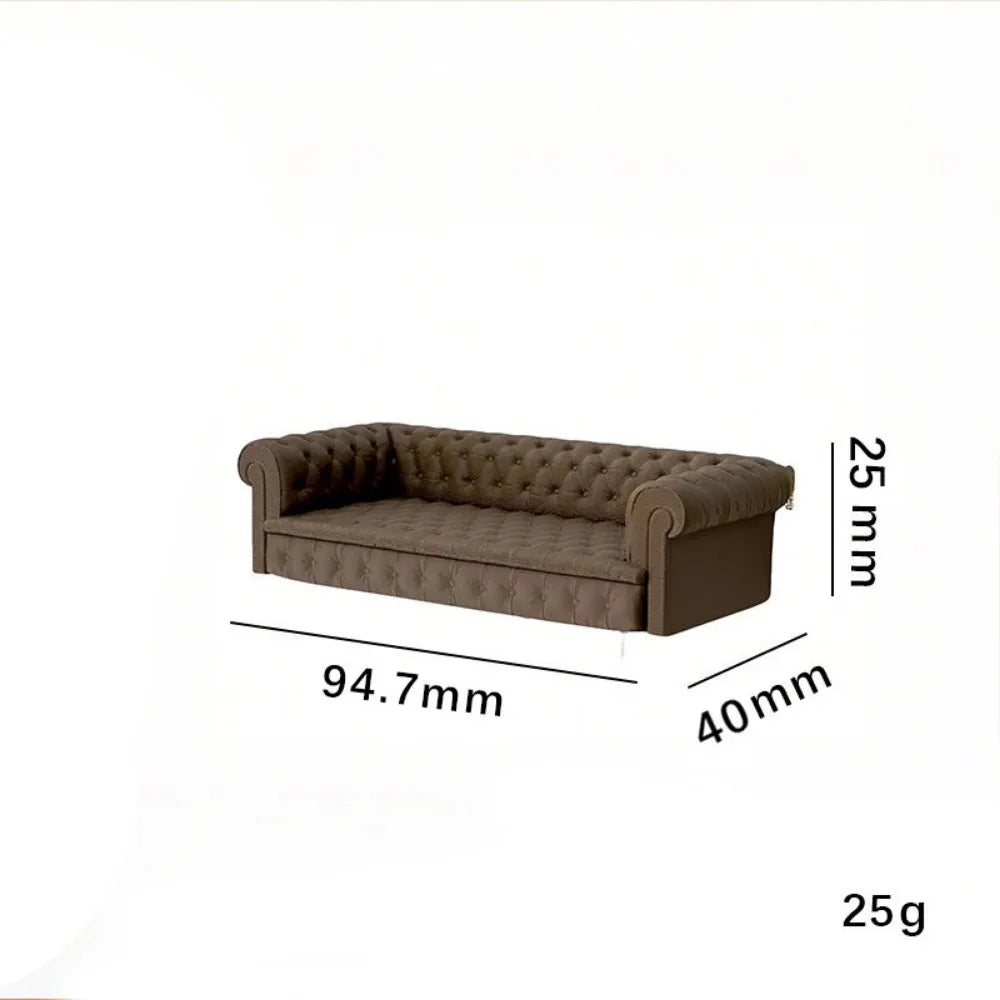 New 1:12 Dollhouse Simulation Sofa Mini Multistyles Living Room Furniture Pretend Play