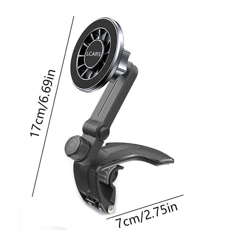 Multi Angle Adjustable Car Mount Holder for Phone Cool Dashboard Clip Universal Rotation Mobile Navigation Stand Car Accessories