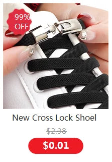 Press Lock Shoelaces Without ties Colorful Lock Elastic Laces Sneakers Kids Adult Flats No Tie Shoe laces for Shoes Accessories