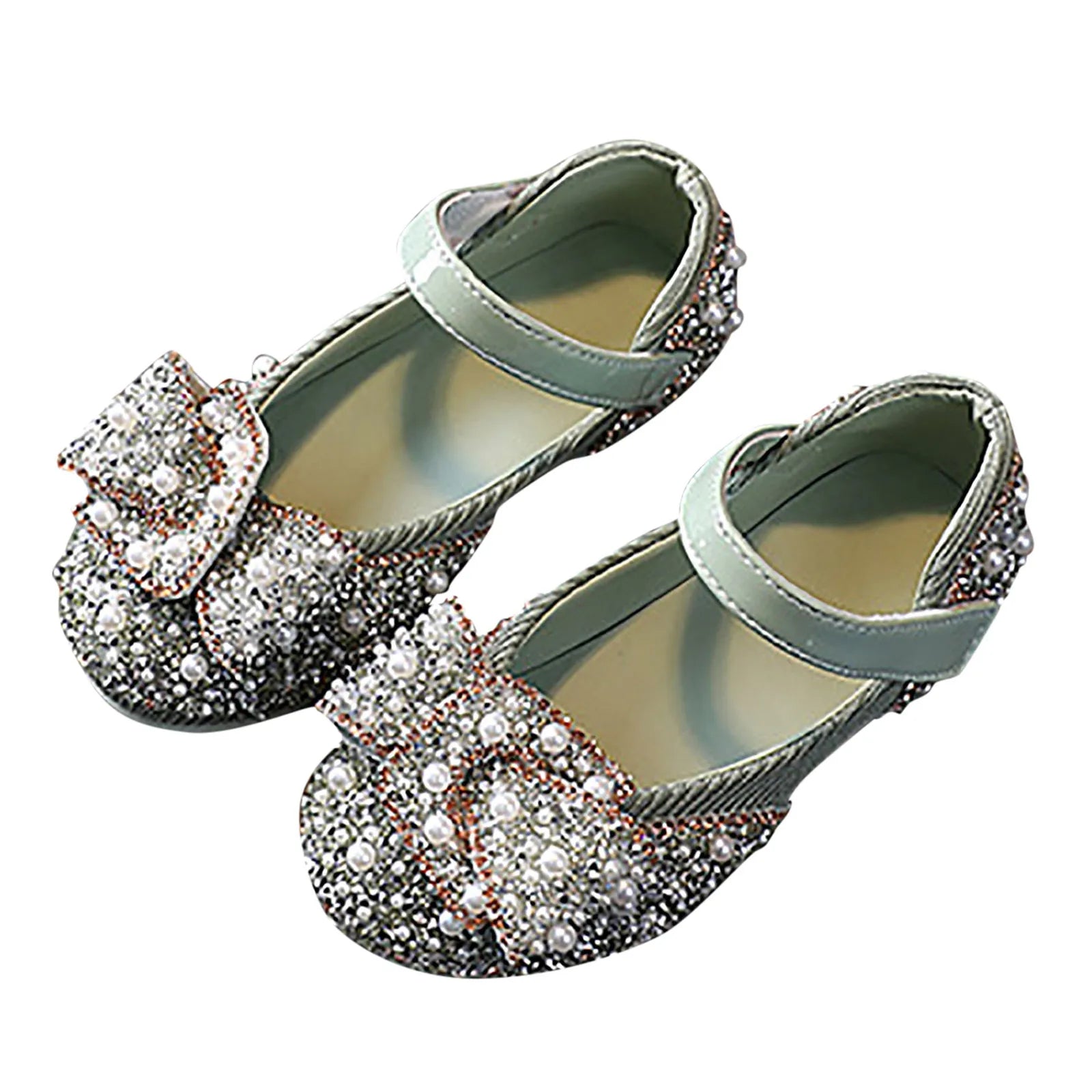 Sandals Toddler Girl Childrens Shoes Pearl Rhinestones Shining Kids Shoes Baby Girls Shoes Girls Thong Sandals Size 3