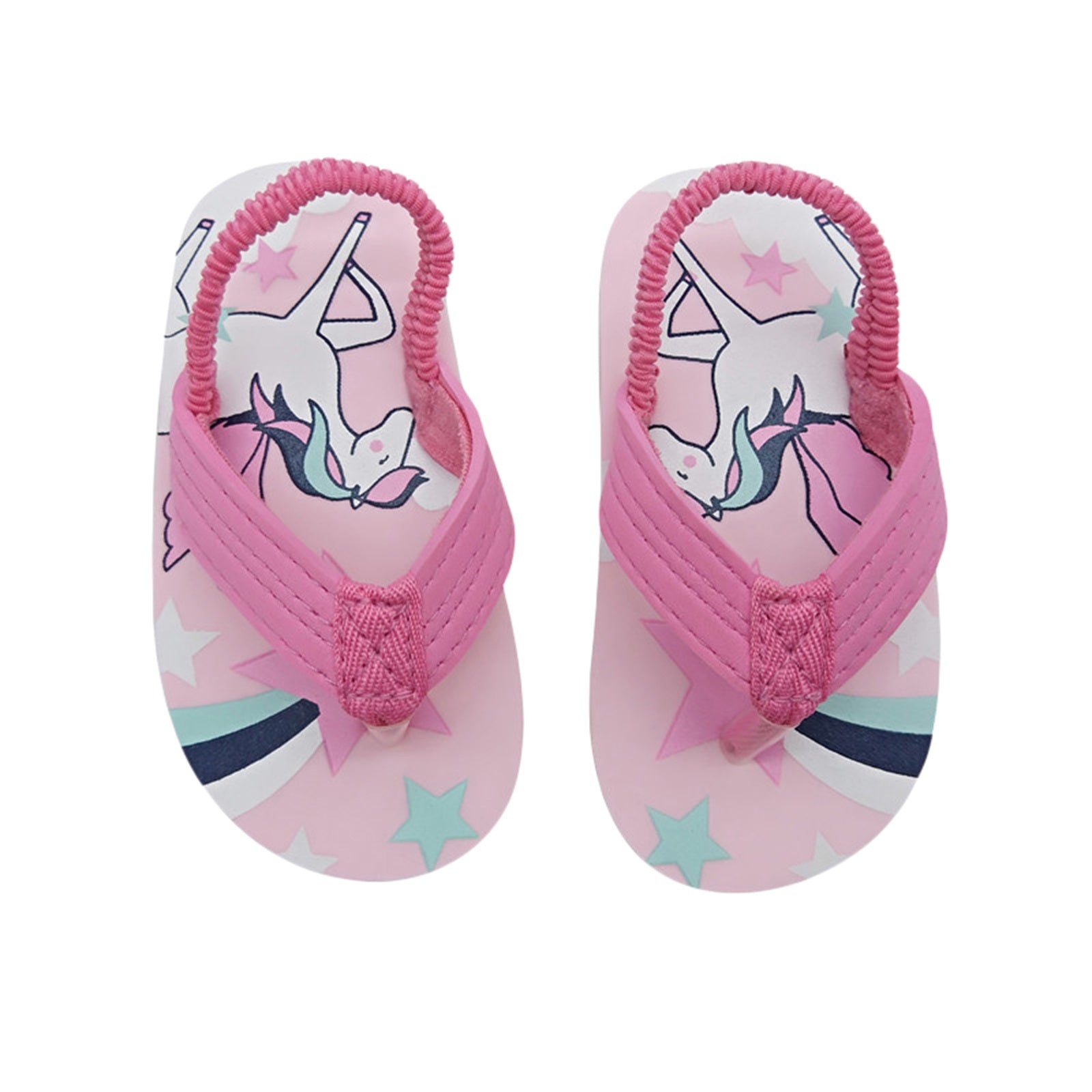 2022-01-17 Lioraitiin  Toddler Flip Flops Shoes Little Kid Sandals with Back Strap Boys Girls Water Shoes for Beach and Pool