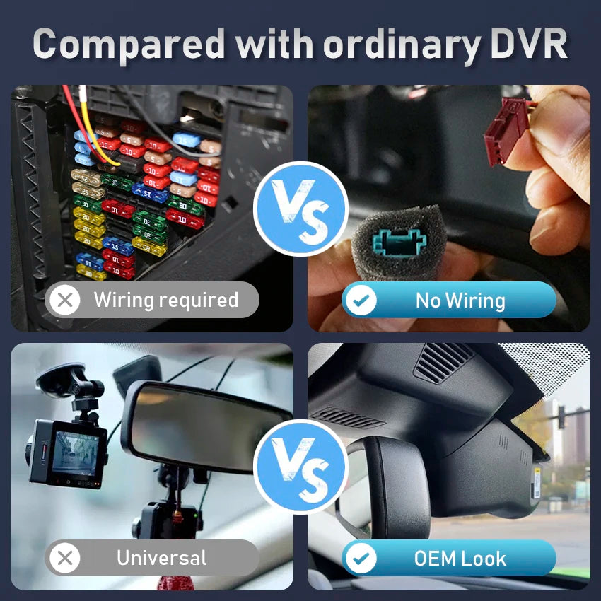 New! 4K Plug and play Car DVR Camera Dash Cam For Land Rover Discovery Sport Range Rover Evoque Jaguar E F PACE XE XF XJ XJL XEL
