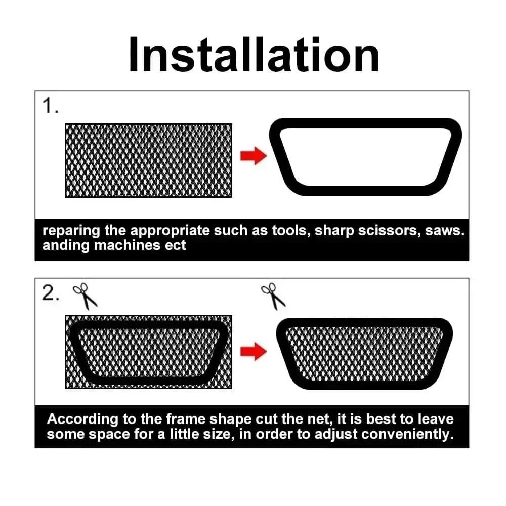 1pc Universal Hood Vent Racing Grills 120X40cm Grill Honeycomb Hexagon Mesh Grille ABS Plastic Spoiler Bumper Vents Car Parts