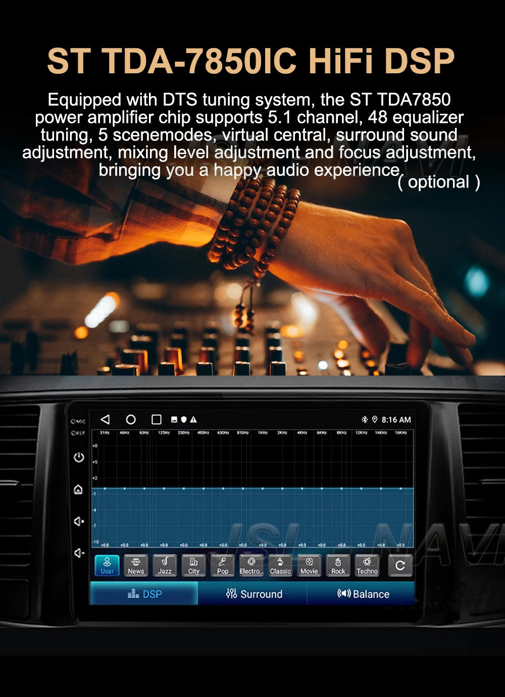 2K Screen Android 16 Carplay Multimedia Radio Player for HONDA FIT JAZZ 2014-2020 DSP 2din Autoradio Stereo Head Unit