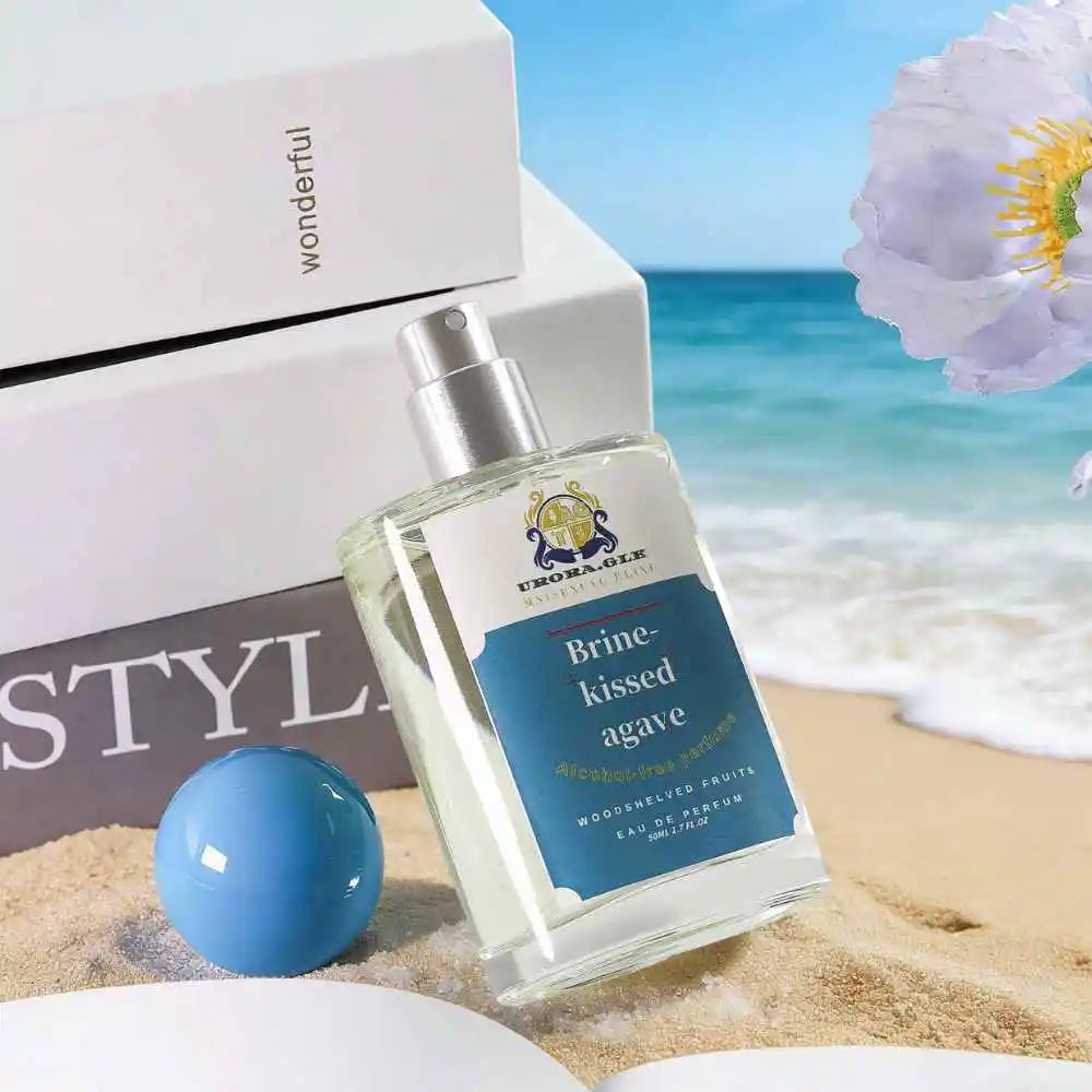 Brine-kissed Agave: Ocean-inspired Unisex Fragrance,Sea Salt Men's Perfume, 50ml,Women's Fragrance,Home Fragrance,Alcohol-Free