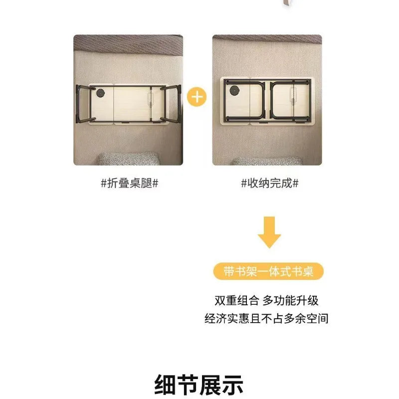 Bed foldable lifting computer desk small table notebook student dormitory lazy study table writing table desk
