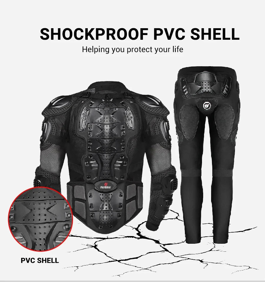 Motocross Jacket Men Body Armor Motorcycle Armor Wear-Resistant Anti-Drop Bicycle Racing Jacket Riding Motorbike Moto Protection