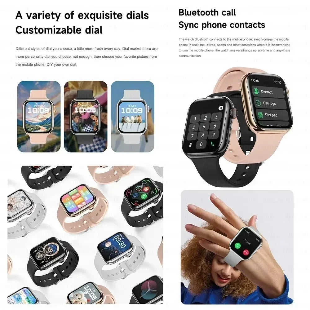 Watch 11 Smart Watch Men Body Temperature BT Call NFC Always on Display GPS Sport Watches Women DT Smartwatch For Apple Android