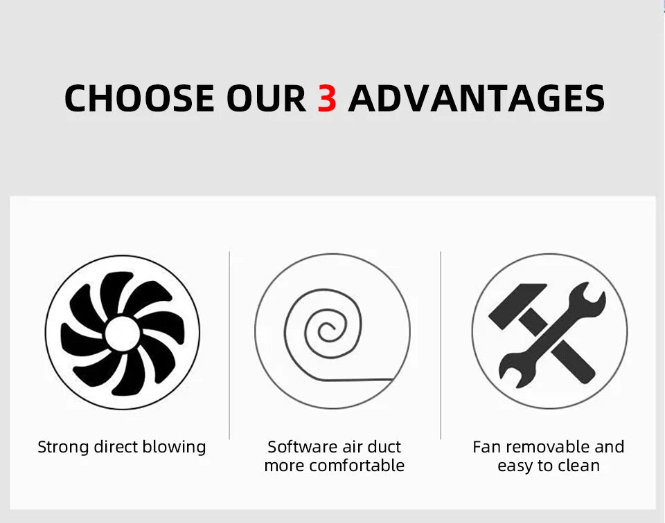 Universal Car Summer Cool Air Seat Cushion 12V/24V USB Charging Breathable Car Seat Cover With Fan Multi-color 3-SpeedAdjustment