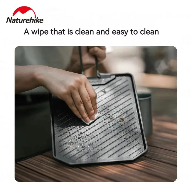 Naturehike Camping Frying Pan Cookware Folding Non-stick Pan Outdoor Ultralight Portable Easy Clean Grill BBQ Plate