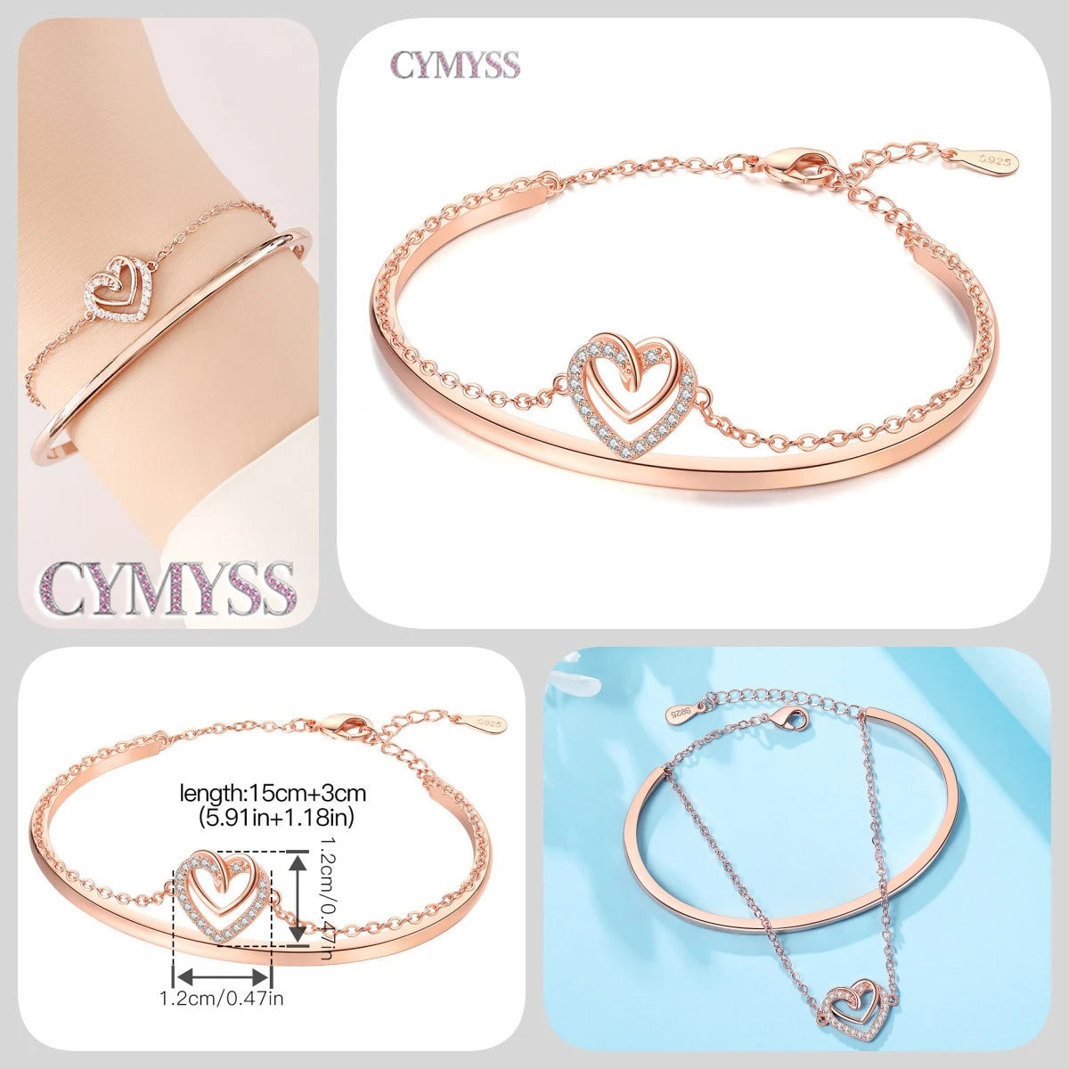 Original 925 Sterling Silver Zirconia Tennis Chain Bracelet for Women Adjustable Gold Color Hot Sale Ideal Birthday Party Gifts