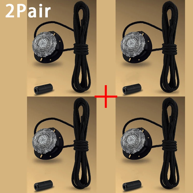 Fashion Swivel Buckle Laces Automatic Shoelace Without ties Kids Adult Sneakers No Tie Shoe laces Shoe accessories 1Pair/2Pair