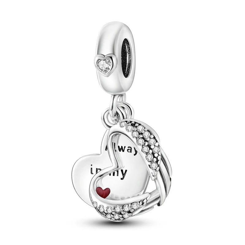 925 Sterling Silver Charms Beads Pendant Tree of Life Dog Elephant Love Heart Charm Fit Original Bracelet DIY Women Jewelry Gift