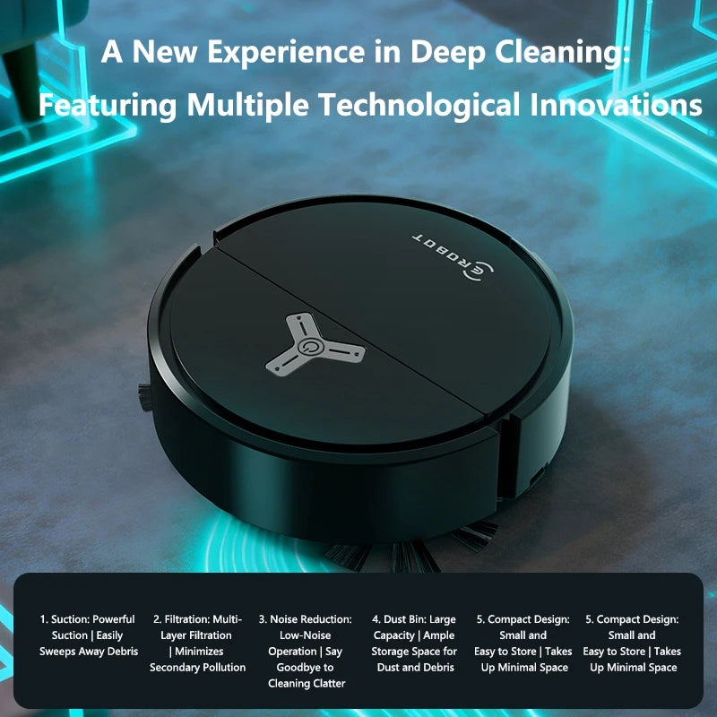 Lenovo 3-in-1 Smart Sweeping Robot Aspirateur Staubsauger Robot Vacuum Cleaner 4000Pa Carpet Hard Floor Home Cleaning Appliances
