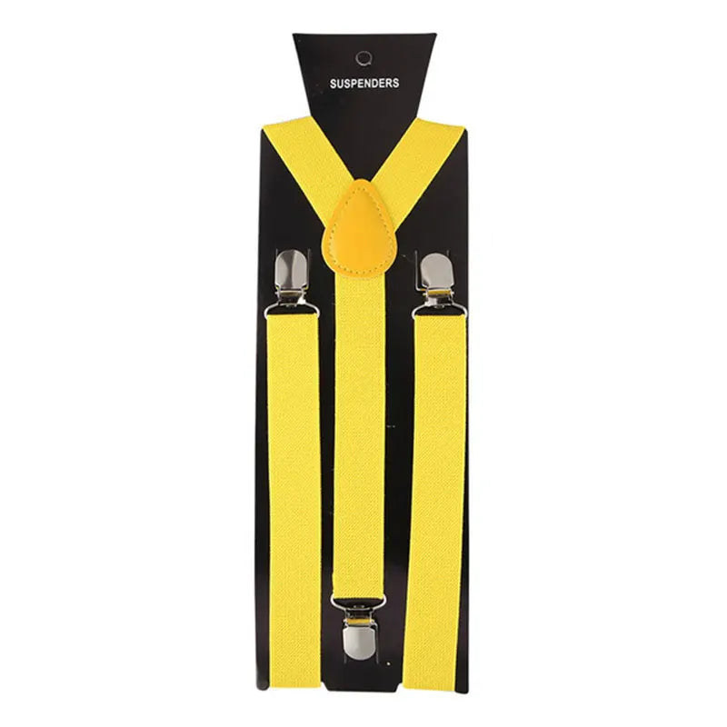Suspenders For Men Pants Apparel Adult Suspender Man Shirt Dress Women Wedding Party Solid Colors Suit Skirt With Braces Straps