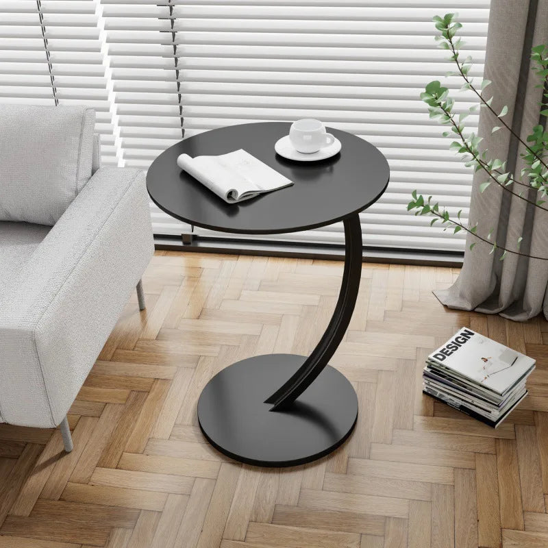 Coffee table small table removable sofa side table living room minimalist round table bedside table side table shelf minimalist