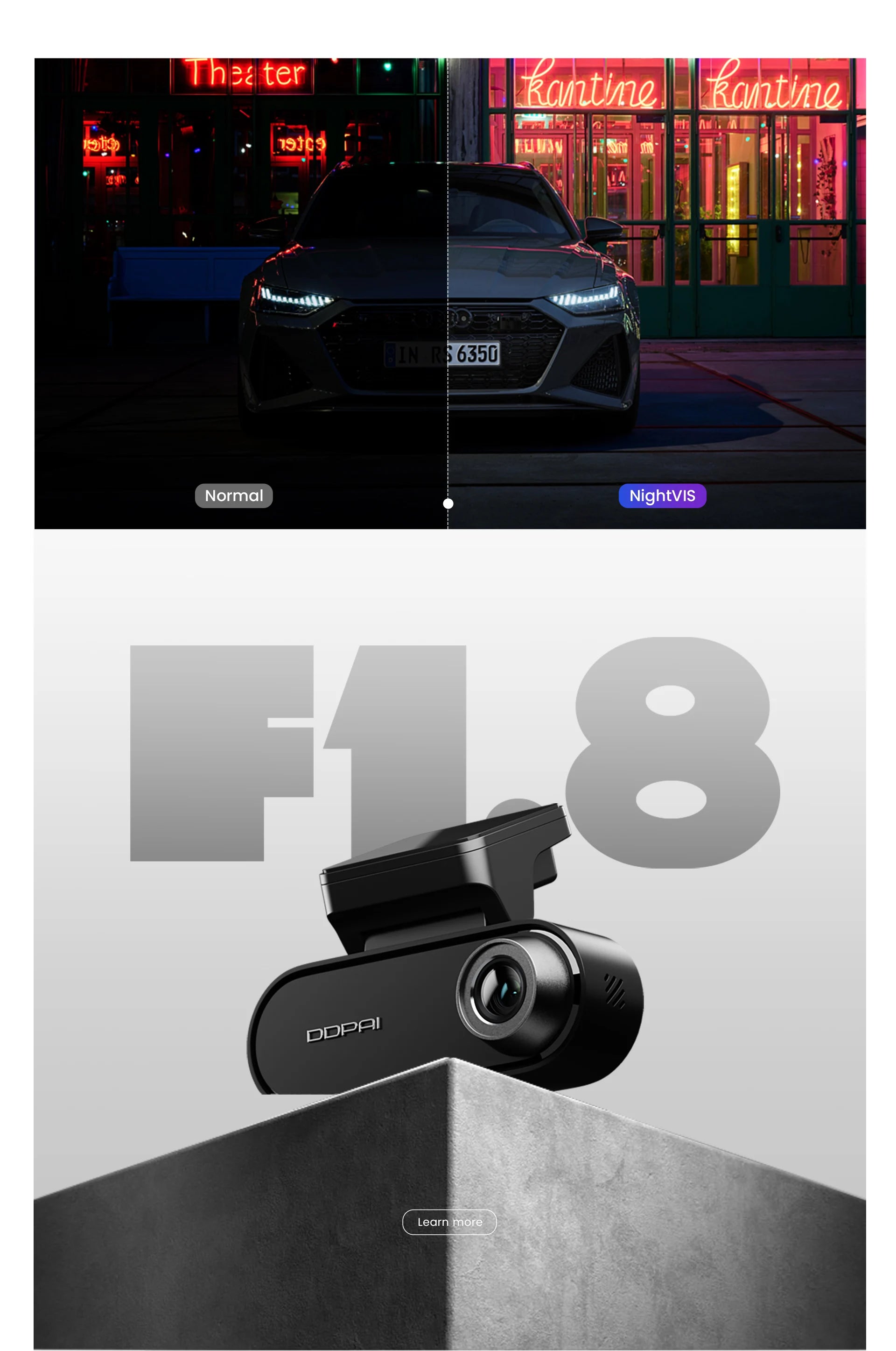 DDPAI N5 Dual 4K HDR Dash Cam Front Rear AI NightVIS Camera WiFi 6 GPS ADAS Voice Control 24H Parking Mode Car DVR