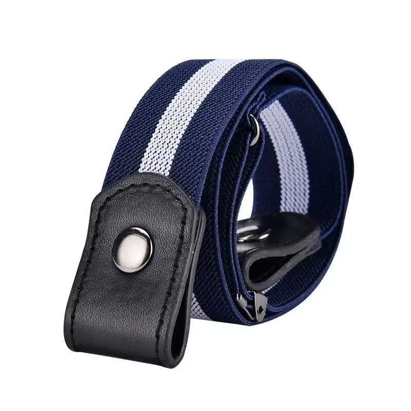 Adjustable Stretch Elastic Waist Band Invisible Belt Buckle-Free Belts for Women Men Jeans Pants Dress No Buckle Easy To Wear