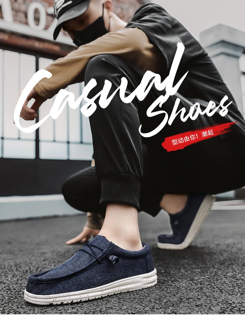 Men's Mesh Loafers Autumn Mens Vulcanized Shoes Breathable Lightweight HikingOutdoor Sports Shoes Zapato Abierto Scarpa Aperta