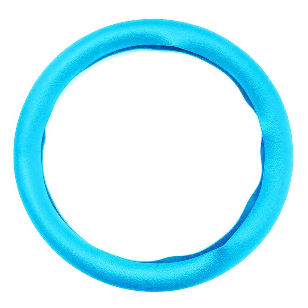 19 Color Car Silicone Steering Wheel Cover For Summer Fashion Sweat Absorbent Non-slip Handle Cover General DIY Parts