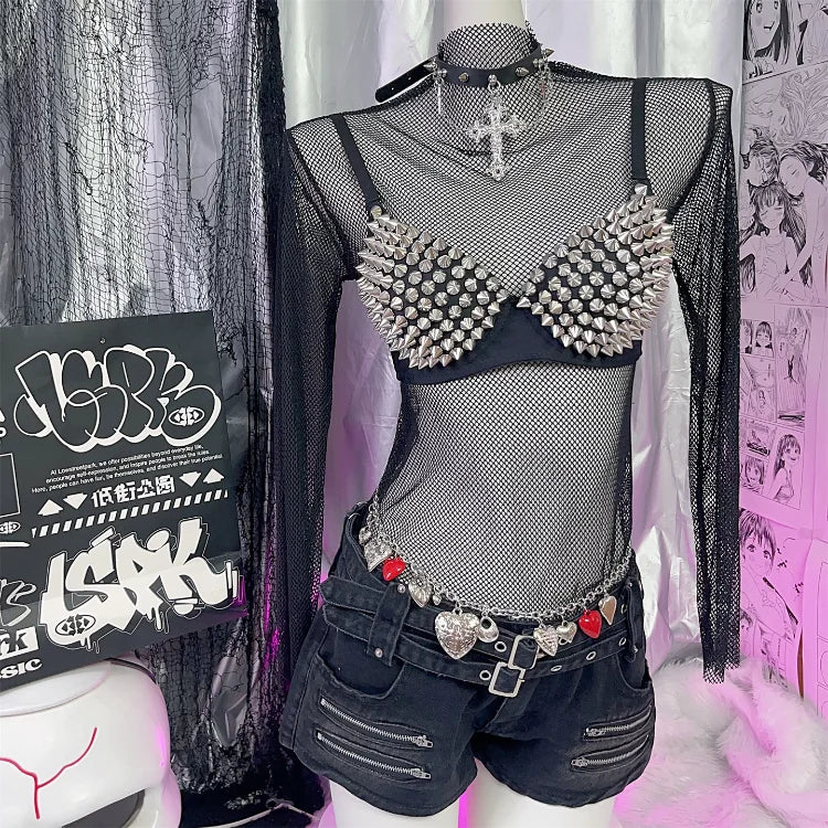 New Underwear Bras Newest Sexy Lingerie Women'S Rhinestone Cover Bra Top Silver Plunge Wire Free Bralete Fashion Sequined