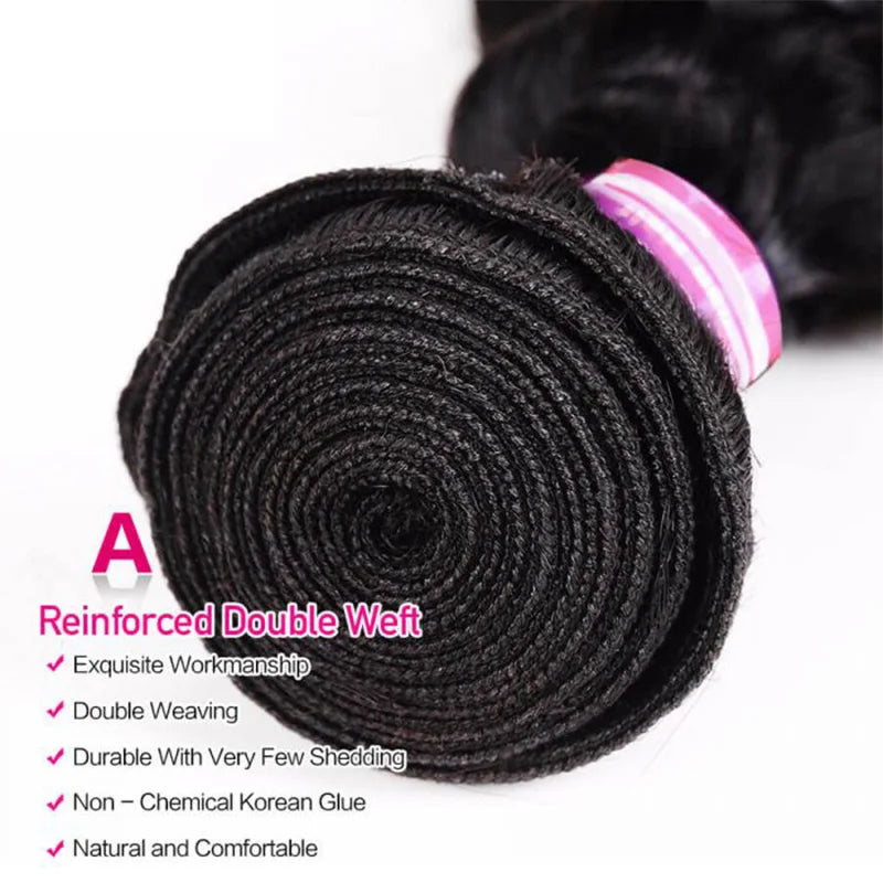 12A 10-38 Inch Natural Color Jerry Curly Human Hair Bundles And Weaves Unprocessed Brazilian Human Hair Weave Bundles 1/3/4PCS Raw Hair Bundles Weave Extensions Hair Extensions Materials For Women Natural Black Soft And Silky