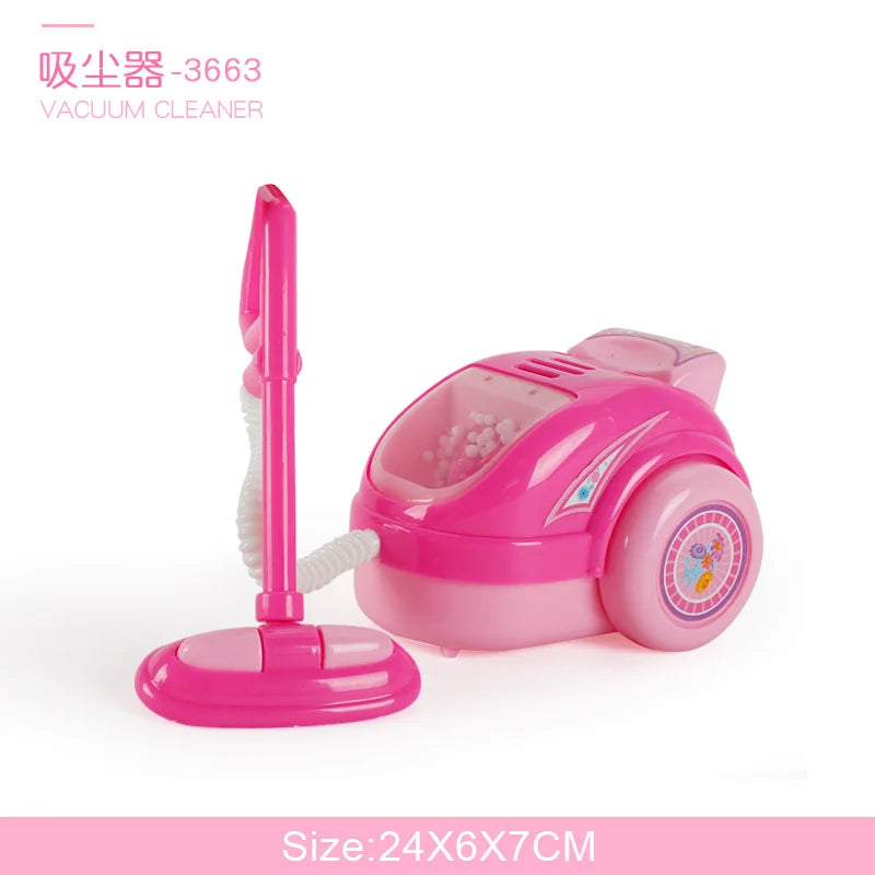 Kids Kitchen Play Simulation Home Appliances Toys Pretend Play Refrigerator Microwave Coffee Maker Kettle Hair Dryer for Childs