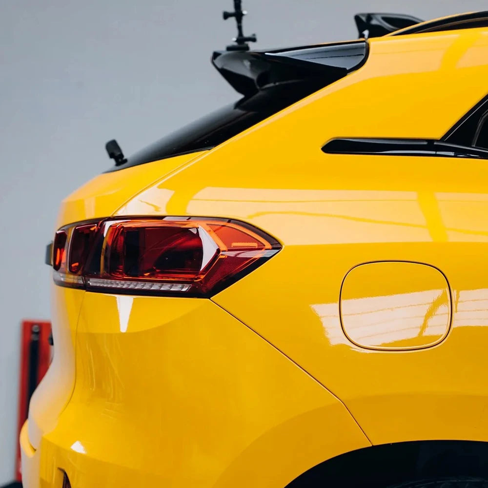 Glossy Yellow Car Covering Film Vinyl Wrap Waterproof Vinyl Auto Tuning DIY Motorcycle Stickers Decor Film for Car Accessories