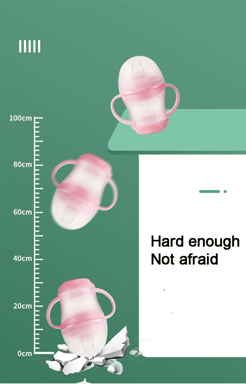 Child Bottle Children's Water Bottle Leakproof Water Bottles Outdoor Portable Children's Cups Infant Training Cups WithHandle