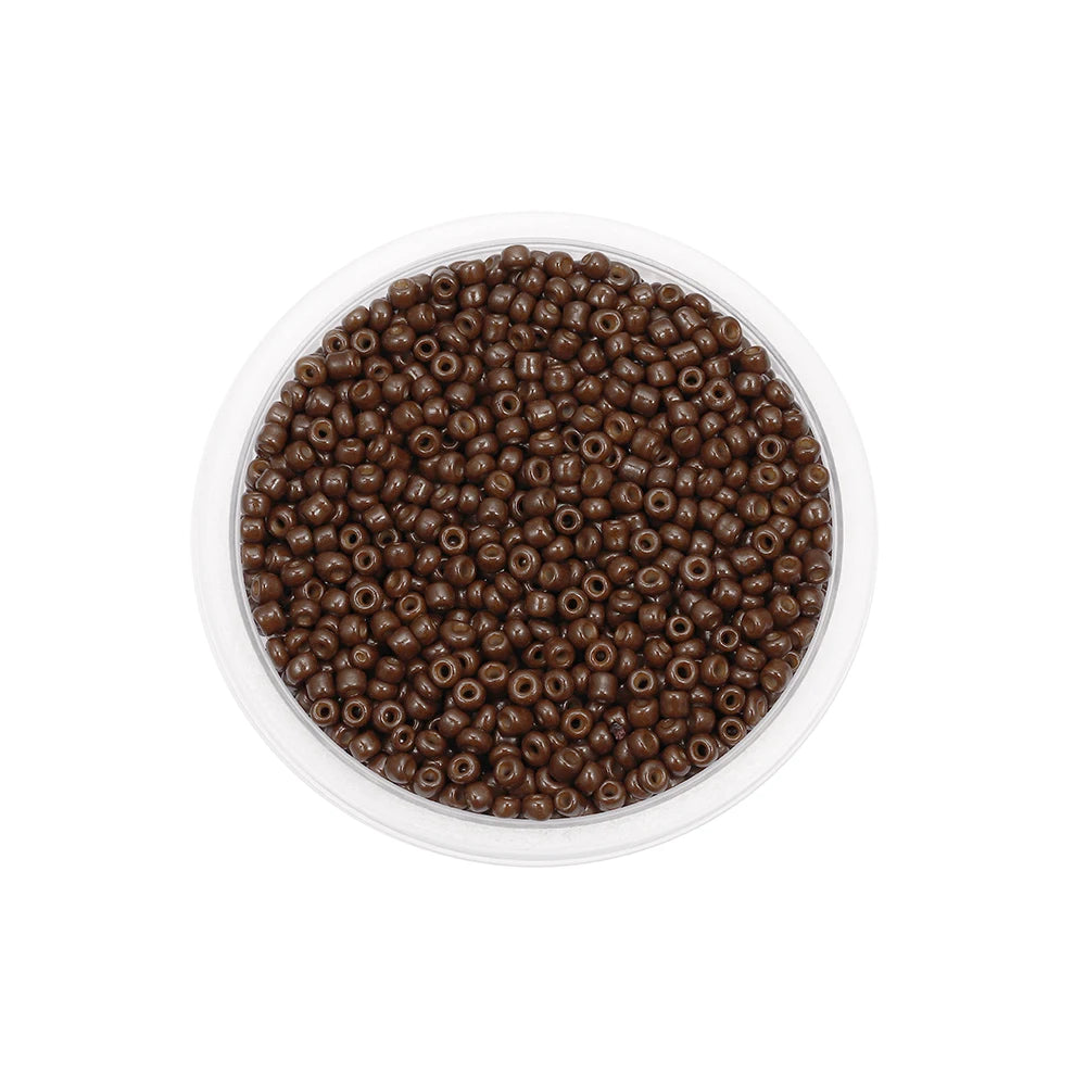 300/600Pcs 3/4mm Charm Glass Beads Czech Seed Beads Small Round Loose Beads for DIY Jewelry Making Earrings Bracelet Wholesale