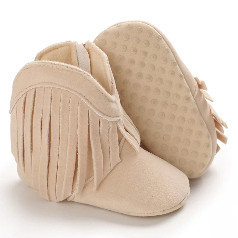 Newborn Baby Boots 0 12 Months Winter Denim First Walkers Boys Girls Warm Casual Western Style