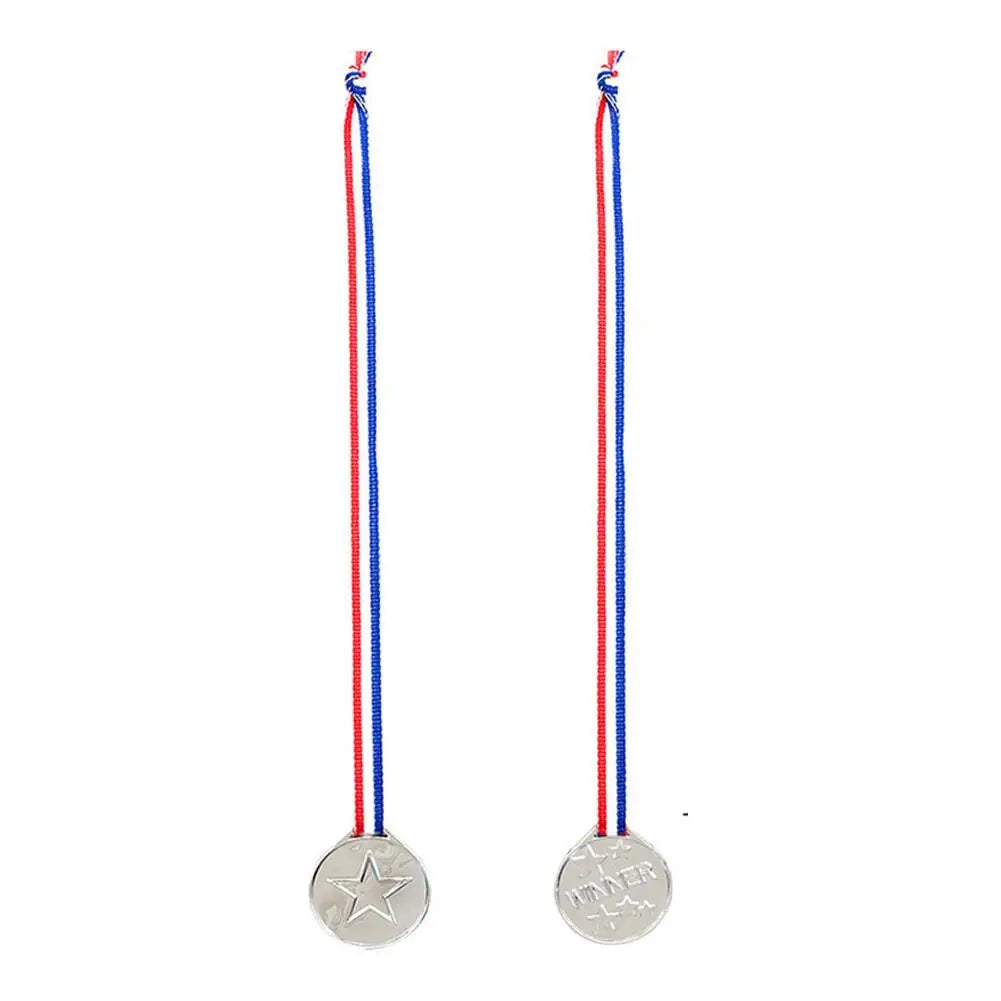 10/20Pcs Plastic Gold Winner Award Medals Kids Birthday Party Favors Sports Game Prize Toys Soccer Football Party Pinata Filler