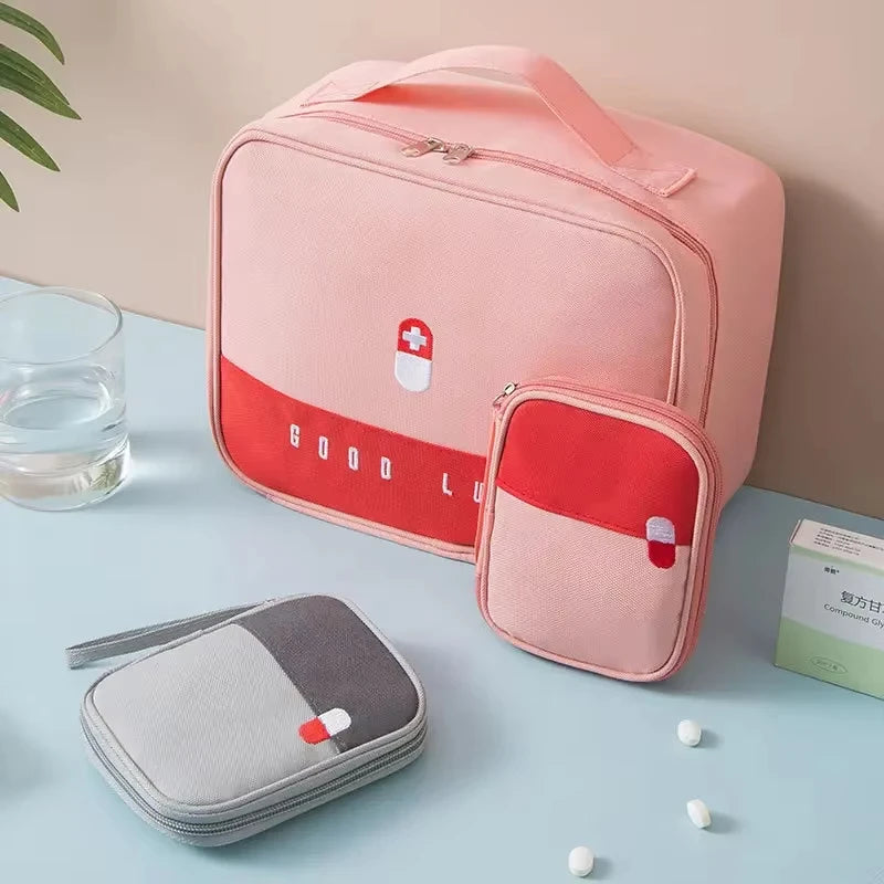 Medical Emergency Kit Portable Medicine Storage Organizers Large Capacity Storage Bag Household Storage Organization