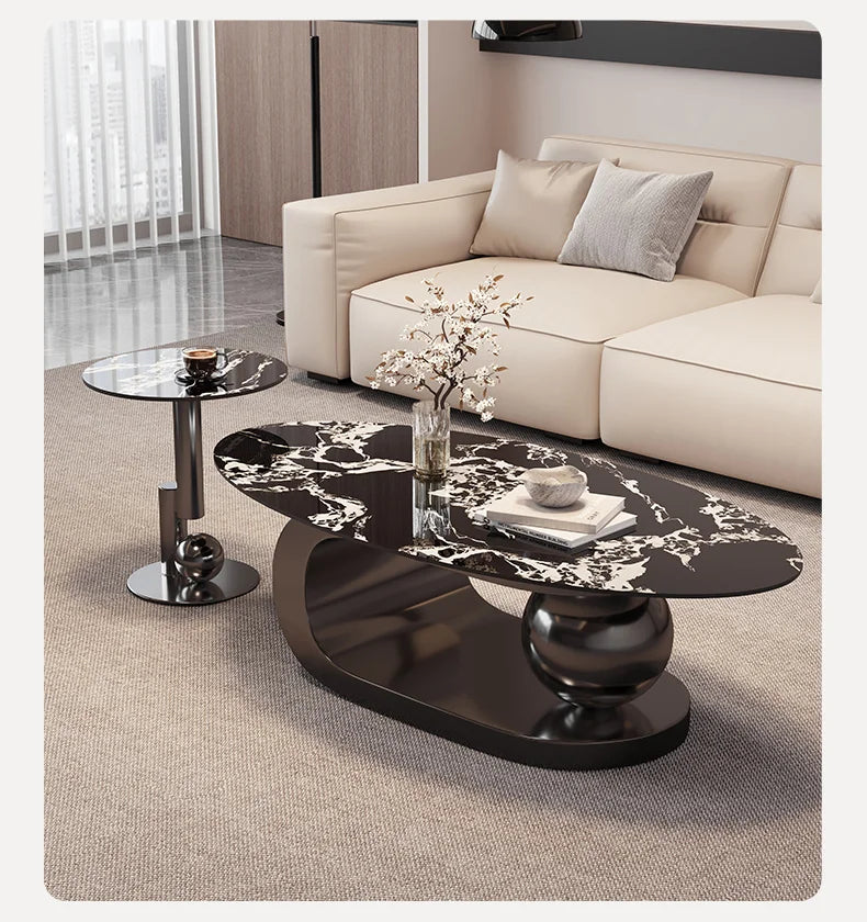 Round Trendy Coffee Table Exquisite Luxury European Trendy Coffee Tables Simple Beauty Mesa Auxliar Living Room Furniture