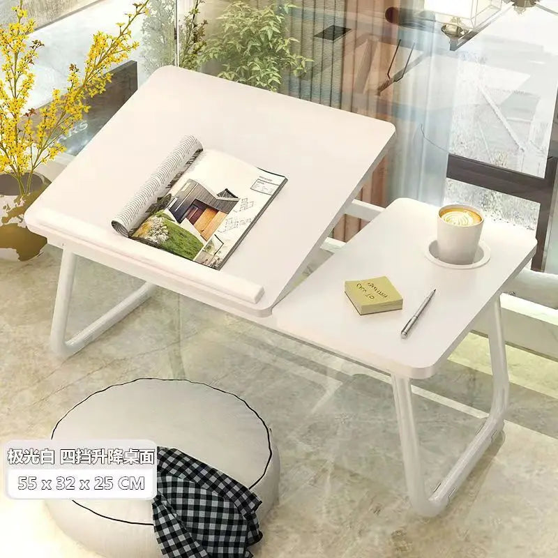 Bed foldable lifting computer desk small table notebook student dormitory lazy study table writing table desk