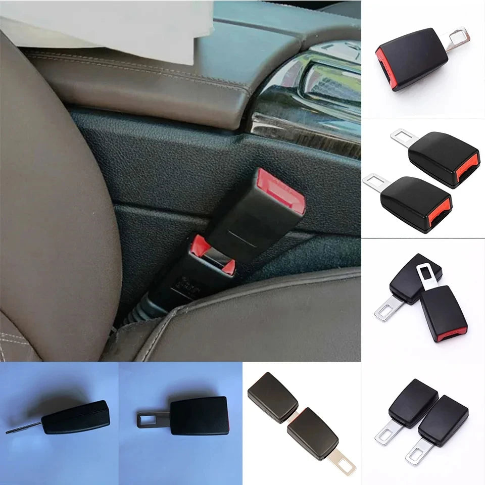 1/2Pcs  Car Safety Belt Extender Seat Belt Cover Seat Belt Padding Extension Buckle Plug Buckle Seatbelt Clip Car Accessories