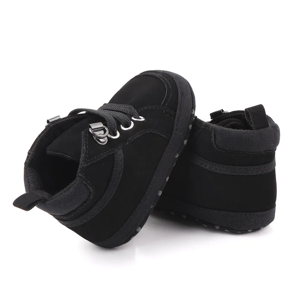 Baby Casual Shoes Ankle-covered Little Boots for 0-1 Years Toddler Boys Outdoor Prewalking