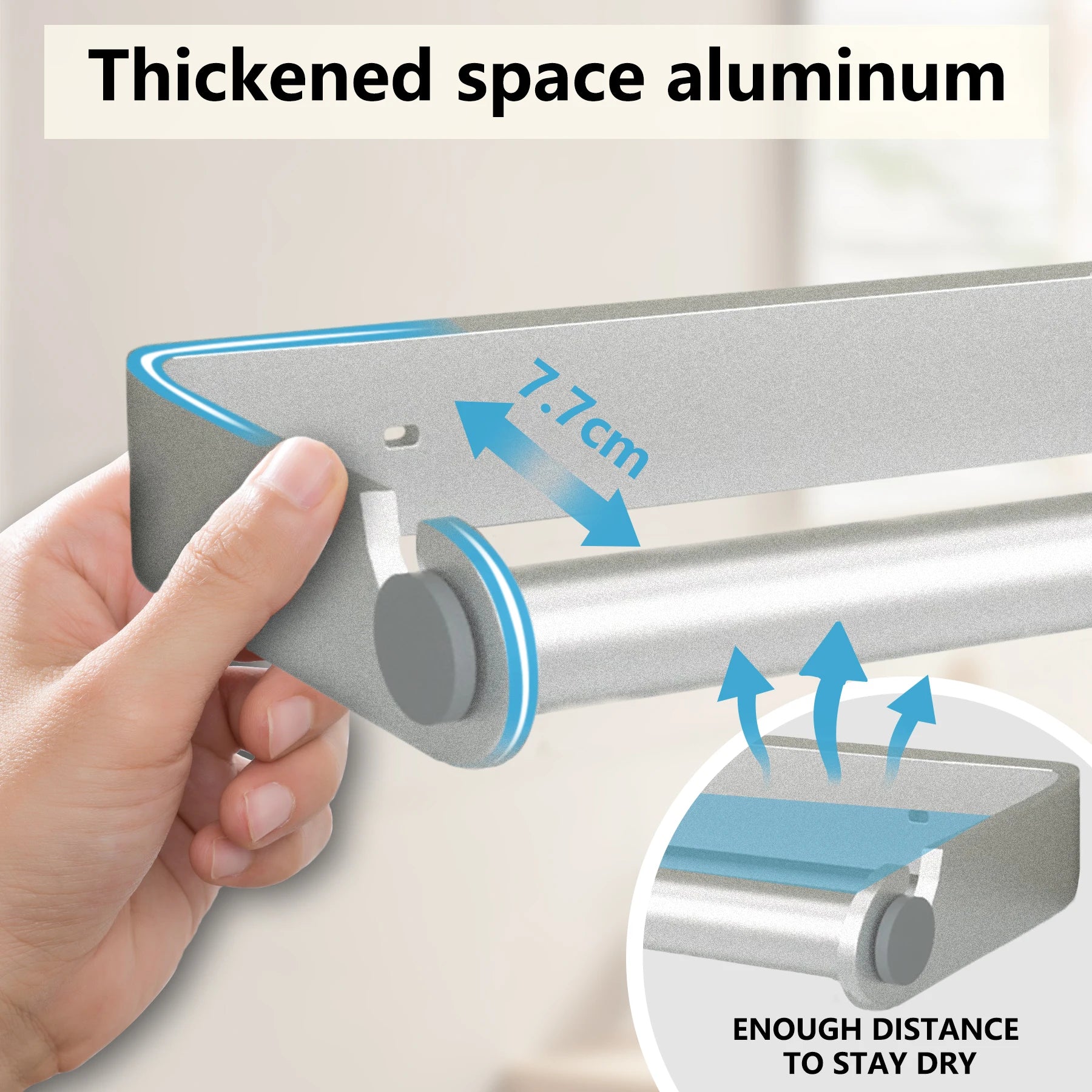 Stainless Steel Kitchen Paper Holder Plastic Wrap Holder Kitchen Accessories Kitchen Paper Dispenser Kitchen Supplies