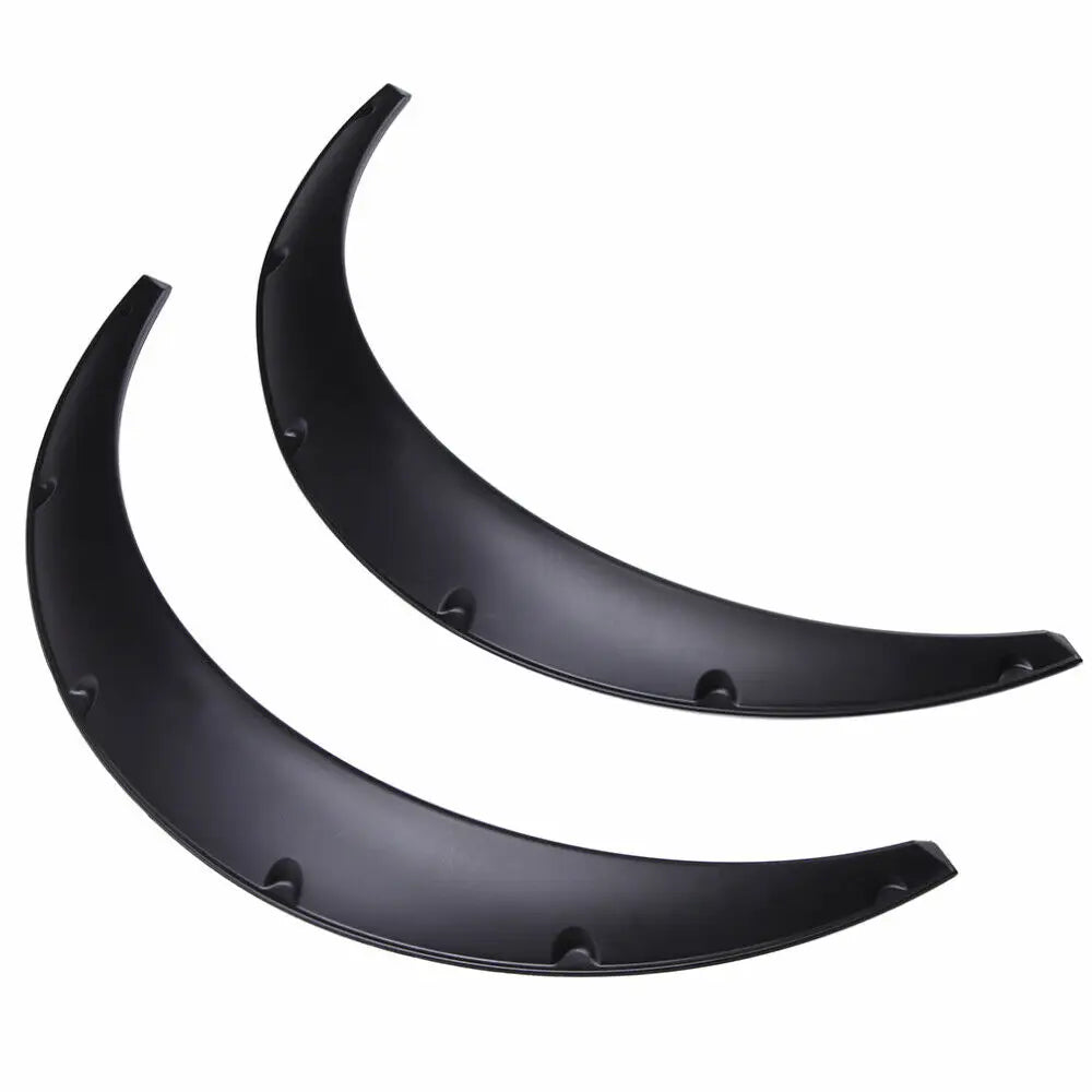4Pcs 2 Size Universal Flexible Car Mudguards Mud Splash Guards Mud Flaps Fender Flares Extra Wide Body Wheel Arches