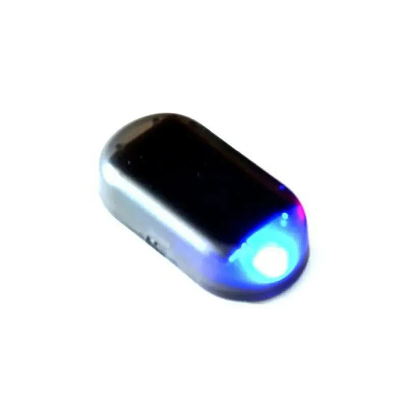 1Pcs Solar Powered LED Fake Car Alarm Simulated Dummy Security Light Wireless Flashing Anti-Theft Warning Caution Lamp for Auto