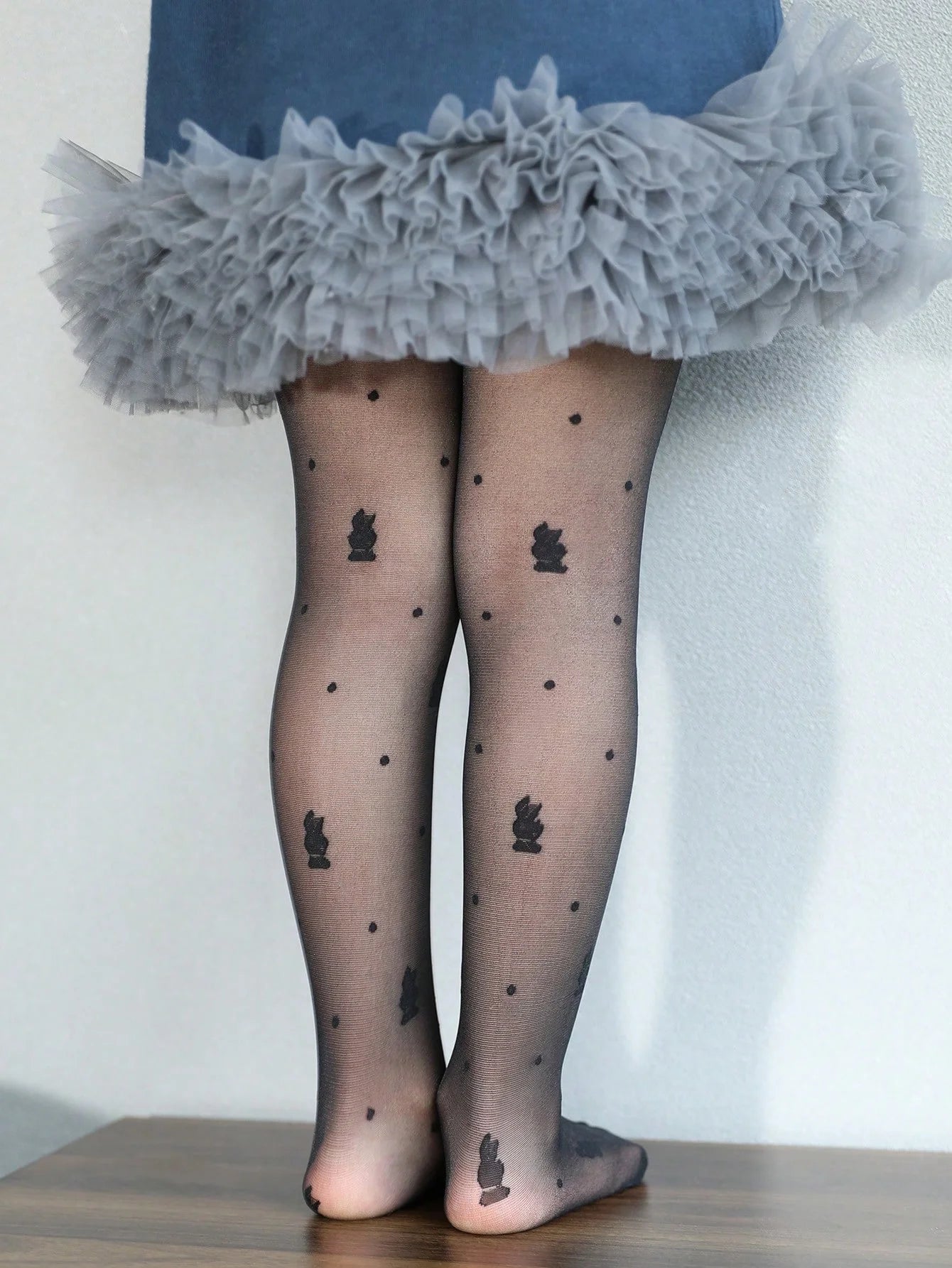 2 Pairs of Children Tight Pantyhose,Summer Thin Leggings Bouquet Pattern Mesh Stockings Little Princess White Tight Soft Hosiery