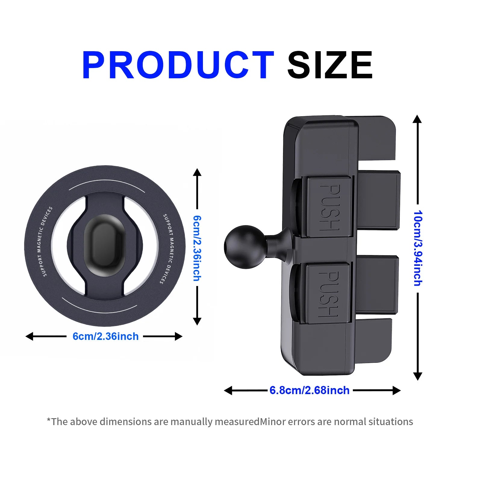 Car Mounted Magnetic Mobile Phone CD Slot Holder Smartphone Built-in 6 Powerful Magnets GPS Satellite Navigation for Iphone 16