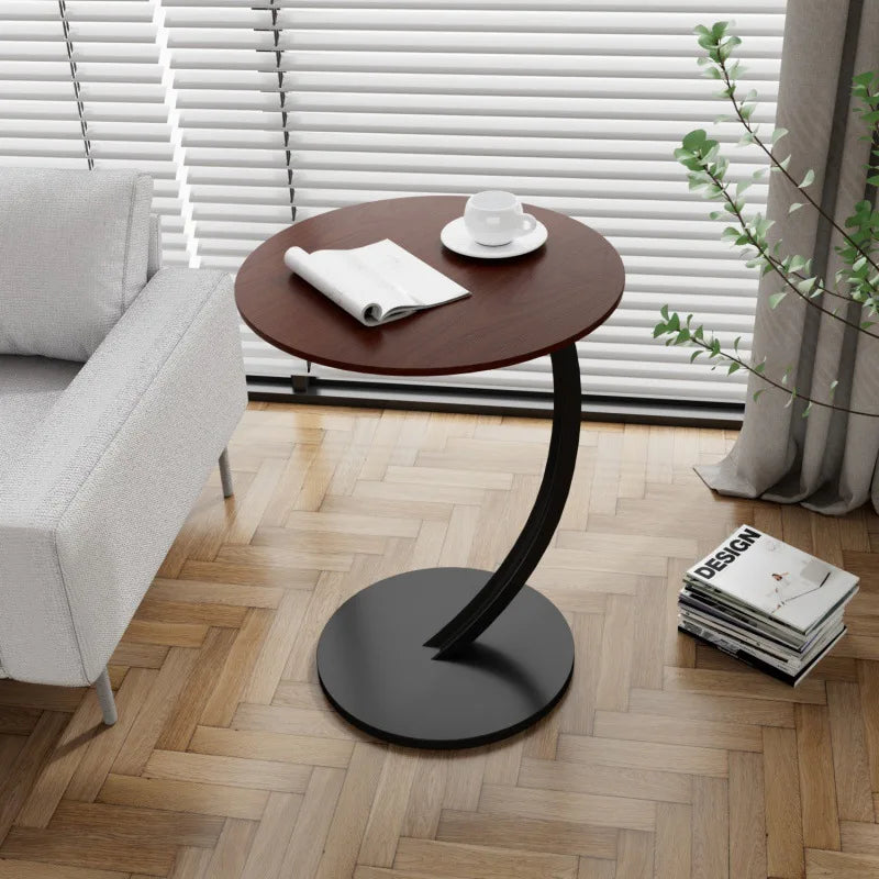 Coffee table small table removable sofa side table living room minimalist round table bedside table side table shelf minimalist
