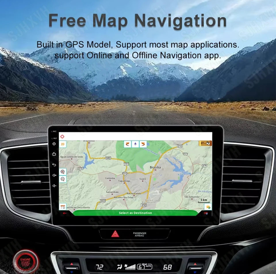 Car DVD Android 16 Radio Stereo For Fiat 500 2007-2015 Auto Multimedia Player GPS Navigation Head Unit High-Performance WIFI