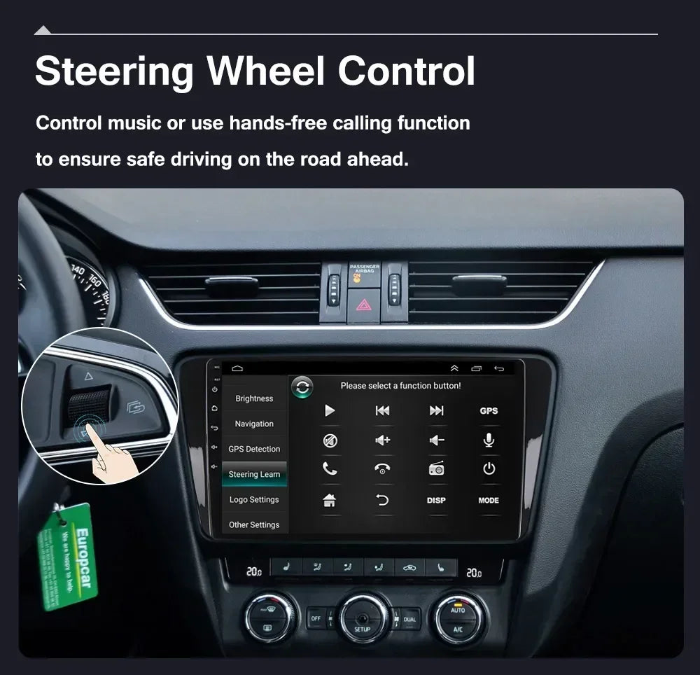 Car Radio Multimedia Player For Toyota Corolla Verso 2004-2009 2 Din 4G Carplay Wifi Navigation GPS Android Autoradio Head Unit