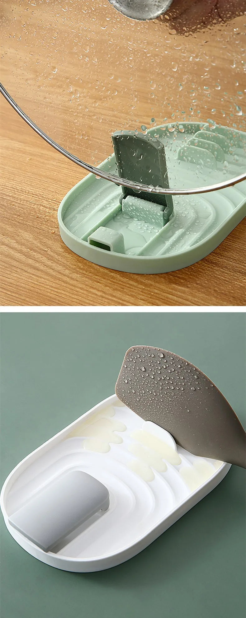 Plastic Spoon Holder Kitchen Cooking Tools Kitchen Spoon Utensil Heat Resistant Storage Shelves Kitchen Accessories