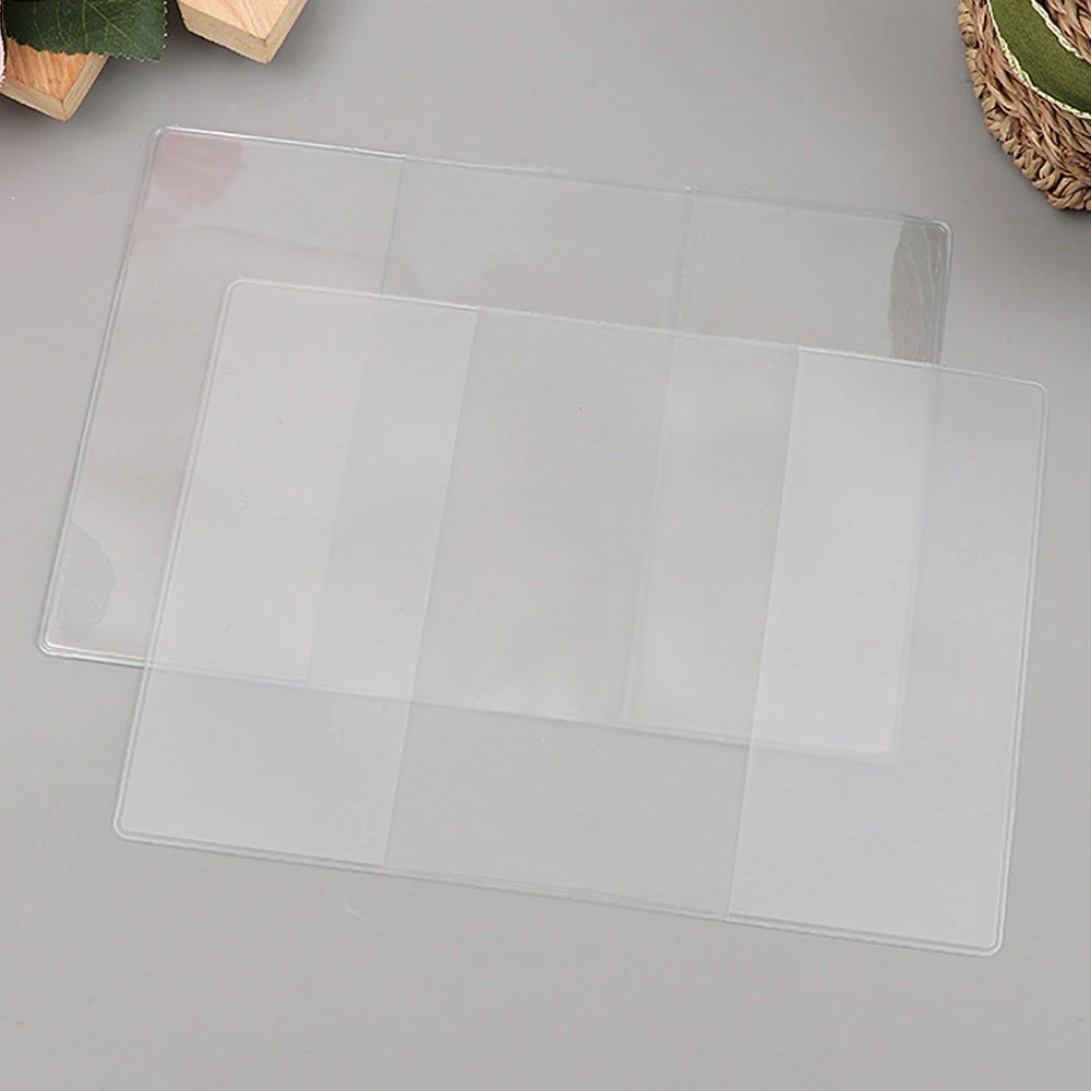 【Hot sales】1-4PCS Passport Protective Cover Transparent Frosted, PVC Material Waterproof Document Case