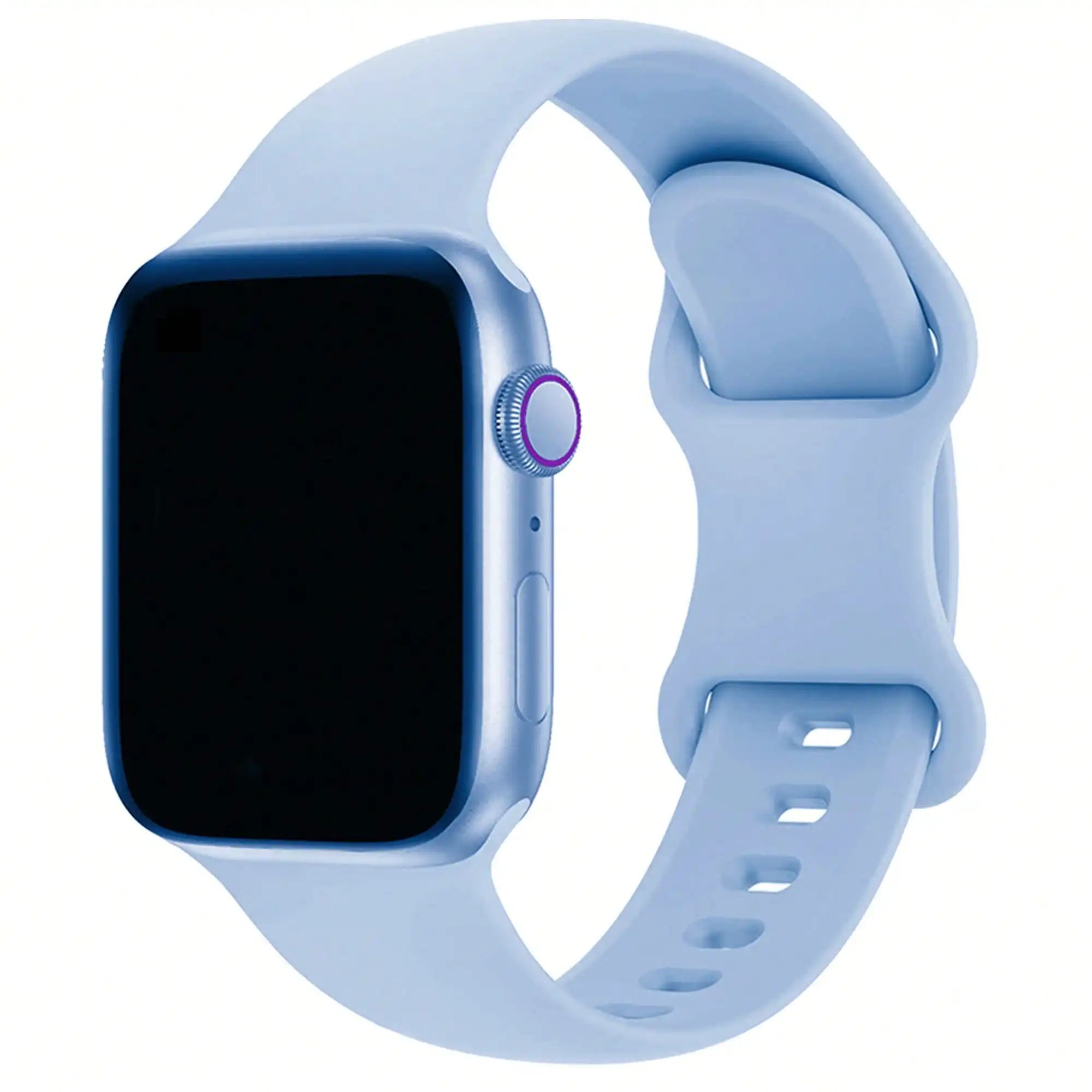Soft Silicone Waterproof Sports Watch Band Compatible With 38mm, 40mm, 41mm, 42mm, 44mm, 45mm, 49mm Watches, Suitable For Series 11, 10, 9, Ultra, 8, 7, 6, 5, 4, 3, 2, 1, SE, Available For Both Men And Women