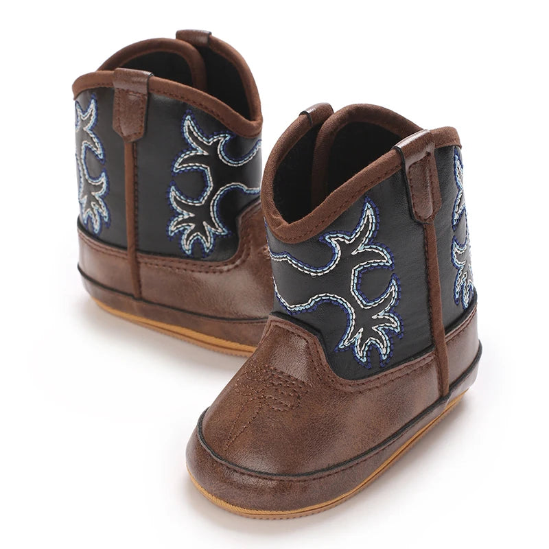 Newborn Baby Boots 0 12 Months Winter Denim First Walkers Boys Girls Warm Casual Western Style