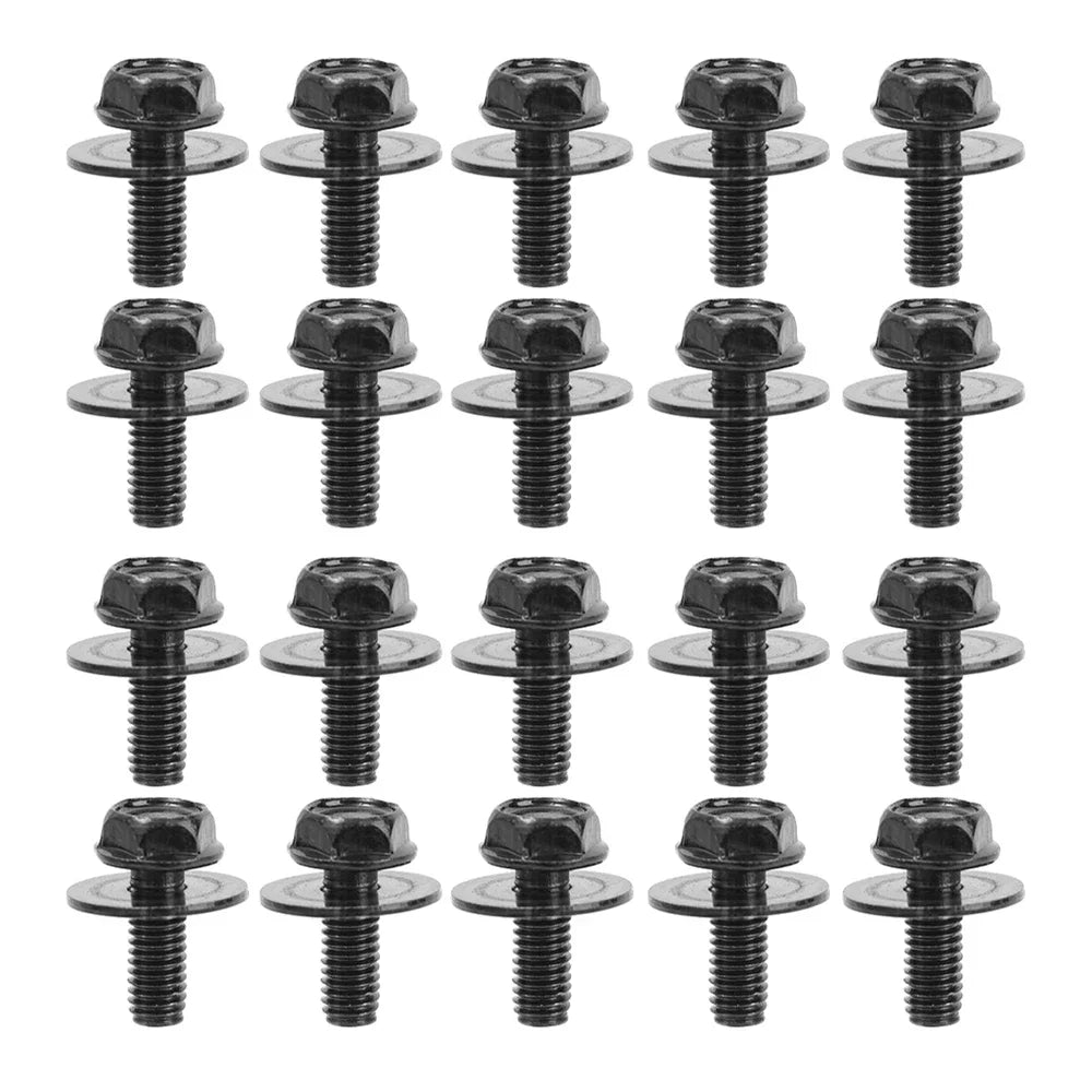 Car Body Bolts U Type Nut Clips M6 Automobile Bumper Fender Rivet Engine Cover Undertray Splash Shield Guard Liner Screws Clips
